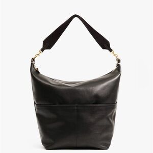 Clare V Sophie Bag - Sleek Black Leather Shoulder Bag